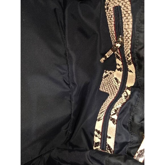 Kate Spade Snakeskin Hobo Nylon Shoulder Bag B000426 - Picture 3 of 8